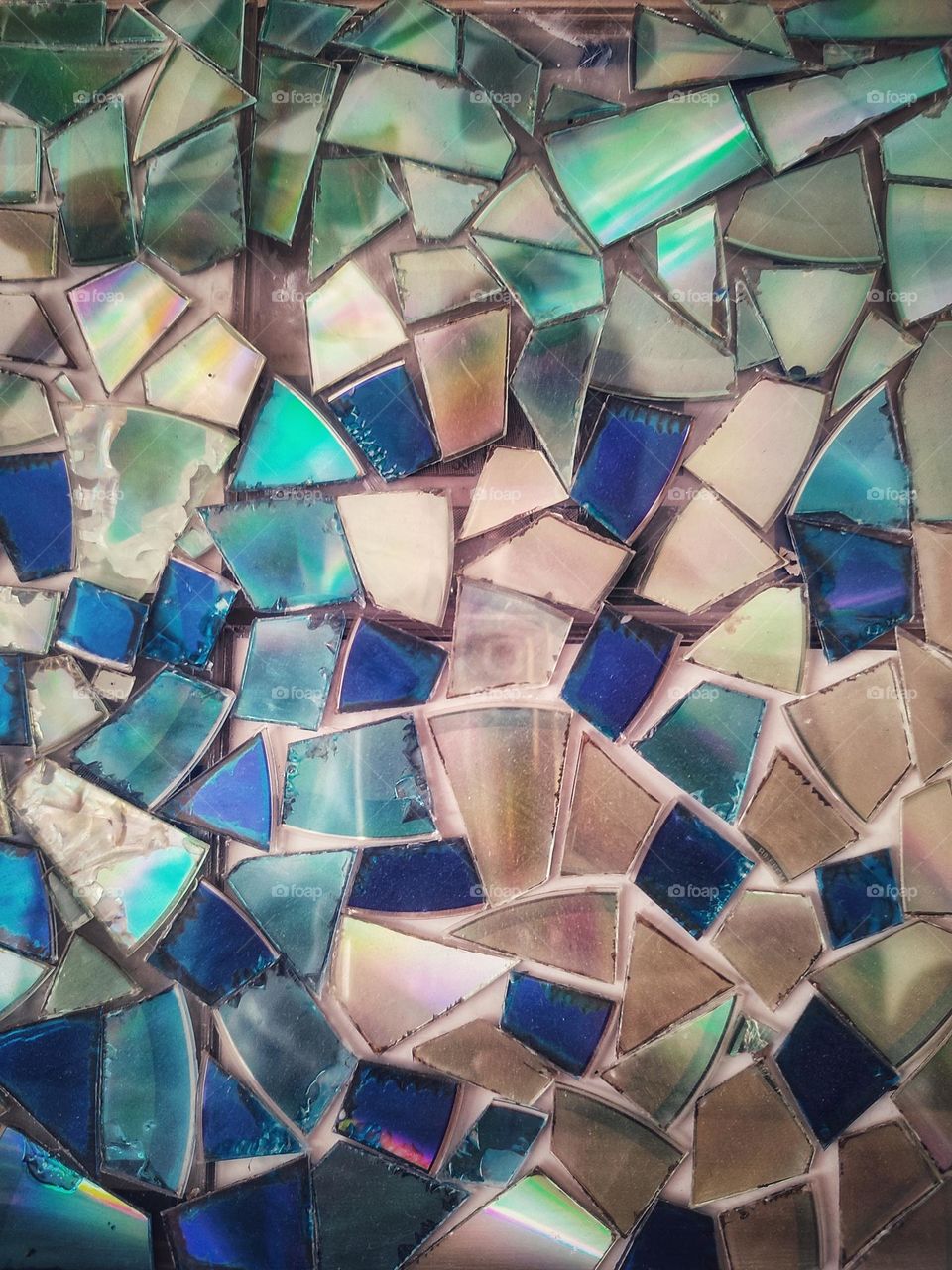 Old cut up CD/DVD art