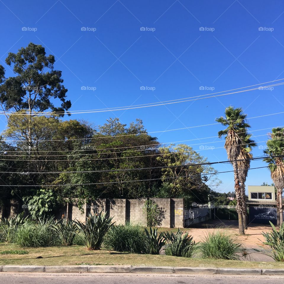 Onde é que as nuvens foram parar? Afinal, o céu está totalmente azul. Agora, exatamente 15h30 aqui. 