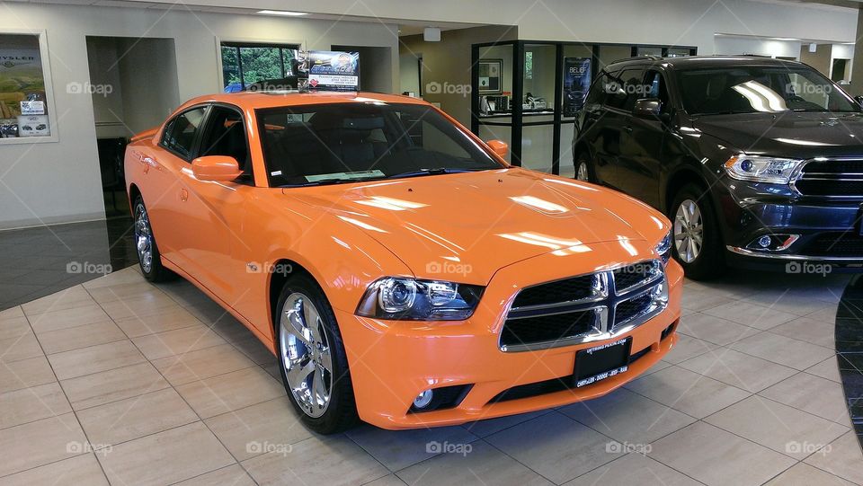 orange charger