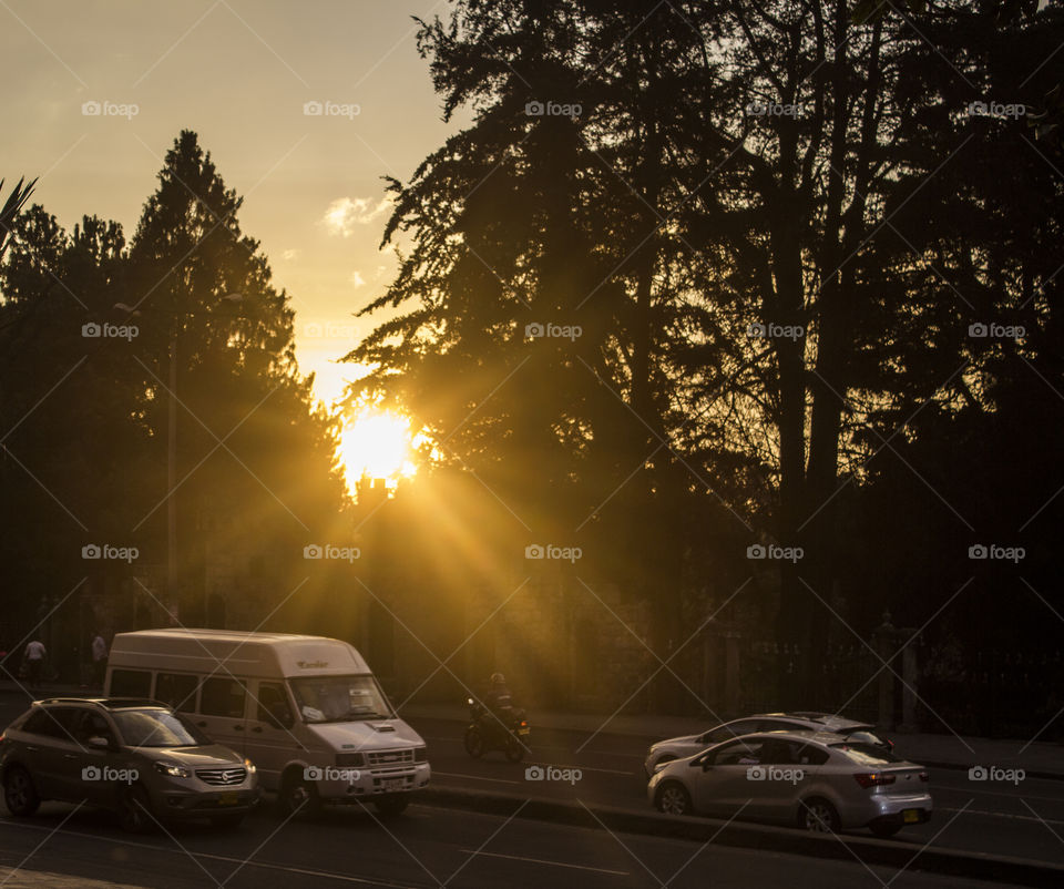 A sunny day in Bogotá