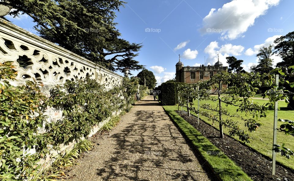 Garden. Stately home 