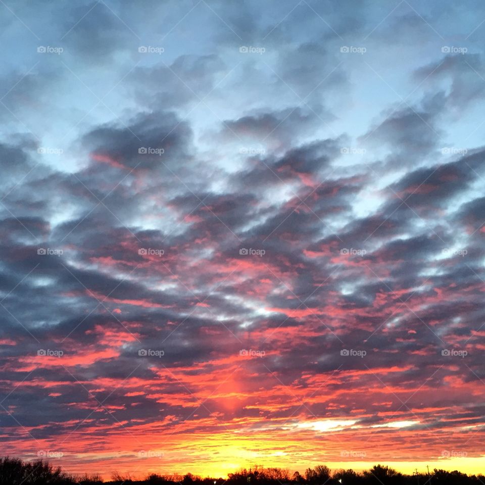 Sunrise over Oklahoma