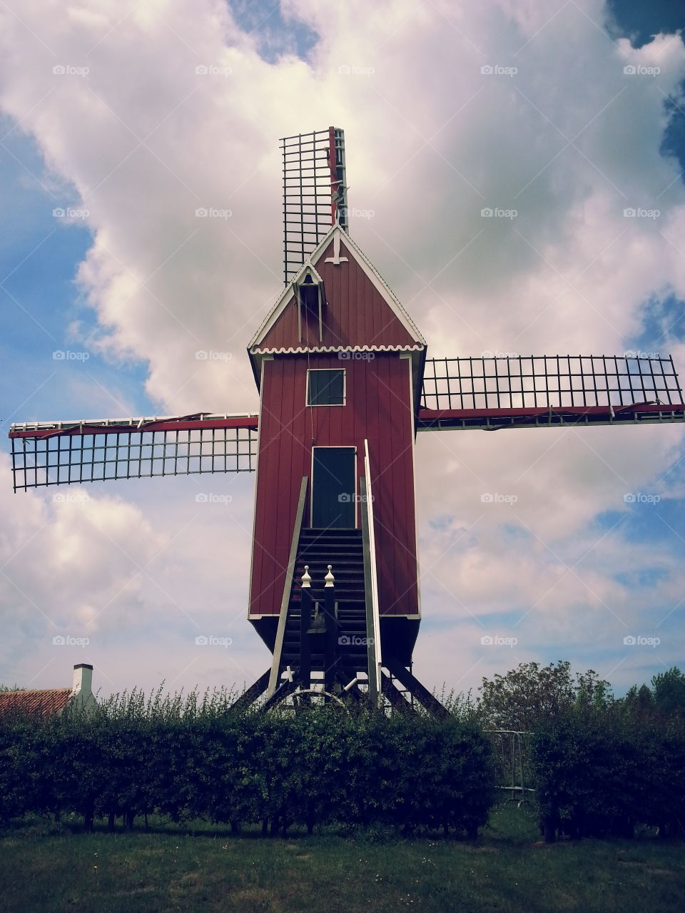A classic Dutch windmill