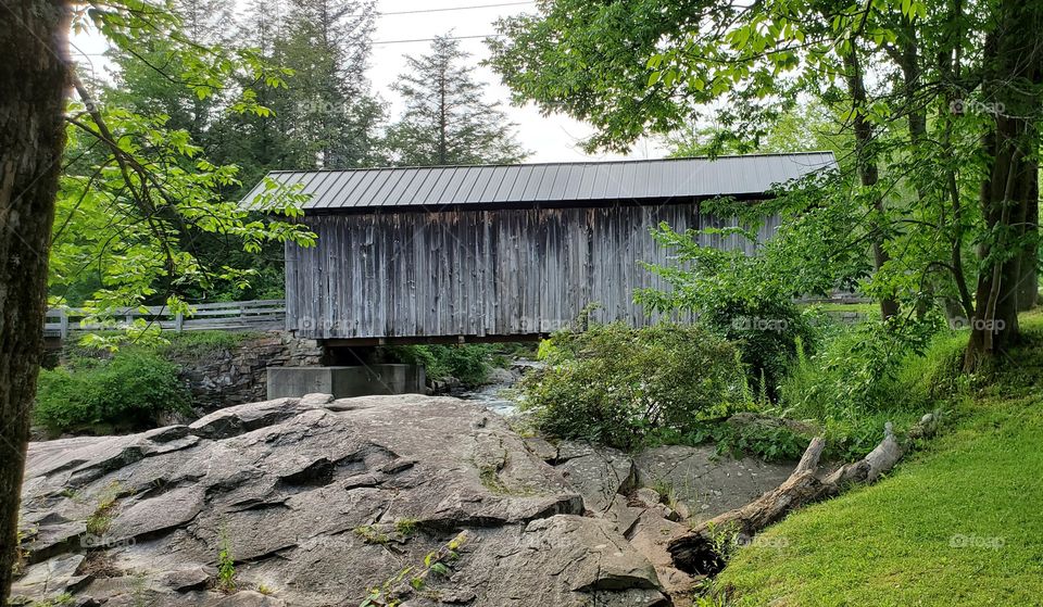 Old time Covered Bridge