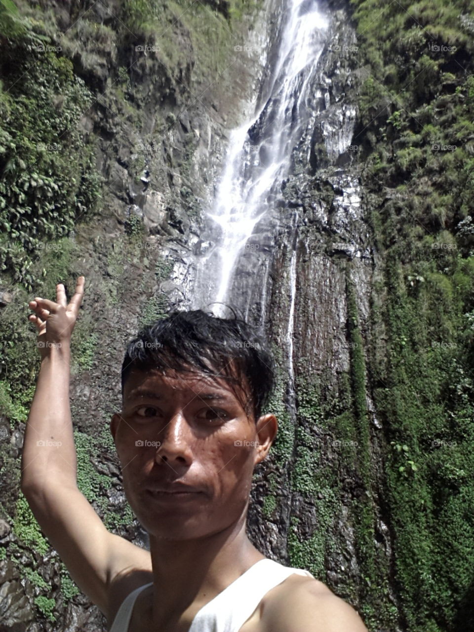 waterfall charm