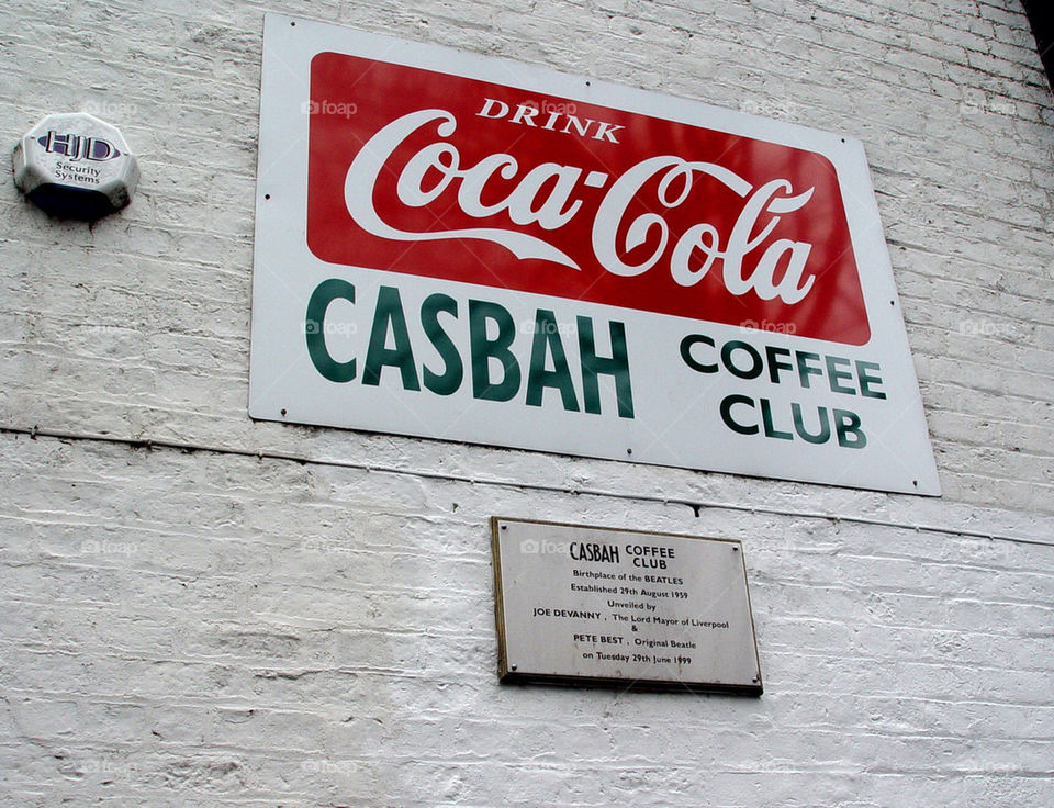 coffee sign england pop by mikaelnilsson