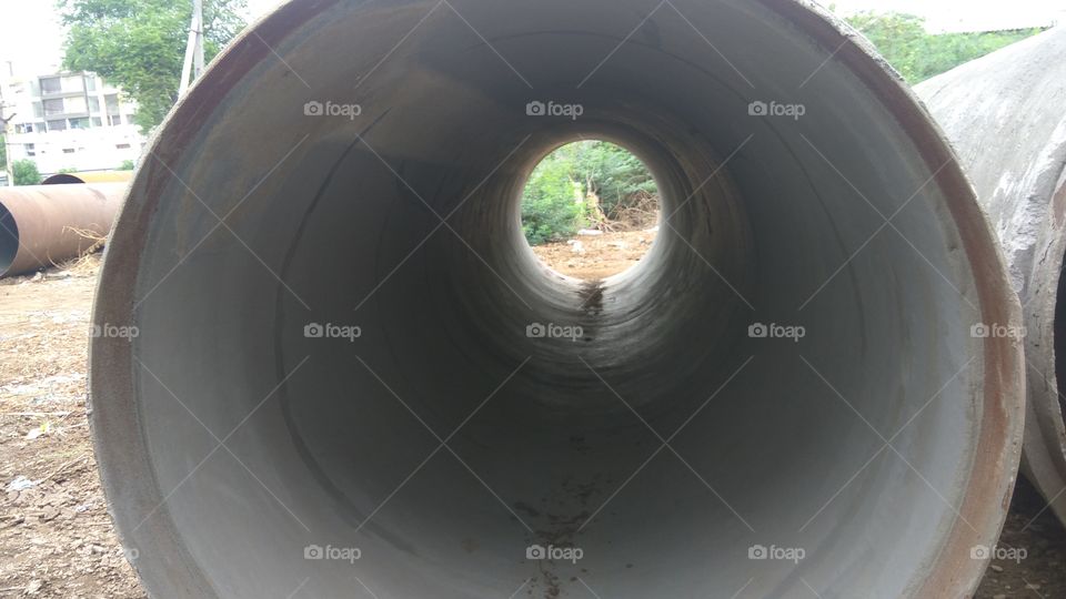 cement big pipes