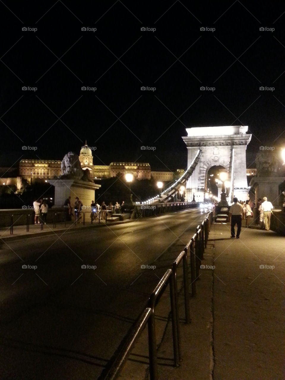 Chain Bridge at Night