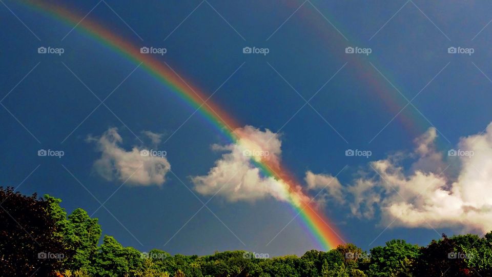 Rainbow, No Person, Weather, Landscape, Rain