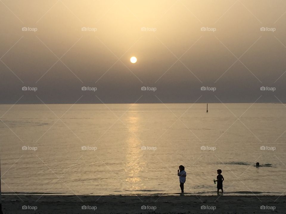 Bahrain beautiful sun set