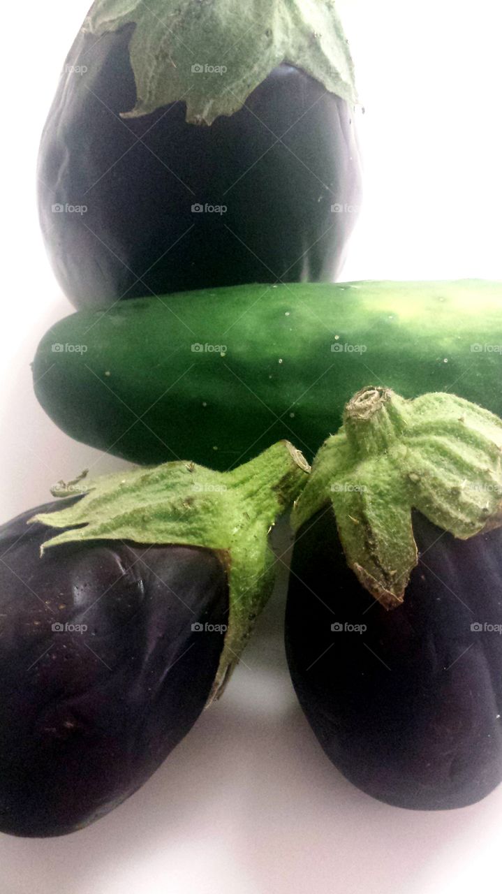 Cucumber & Eggplant