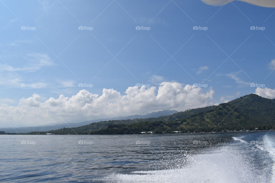 natural landscape at the beach