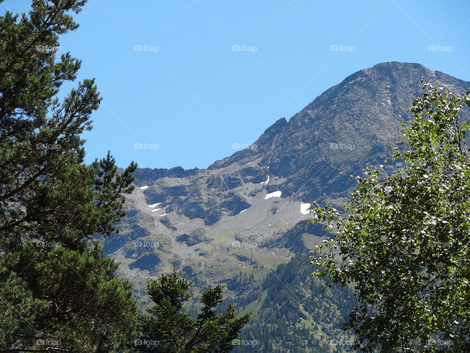 Landscape mountain view