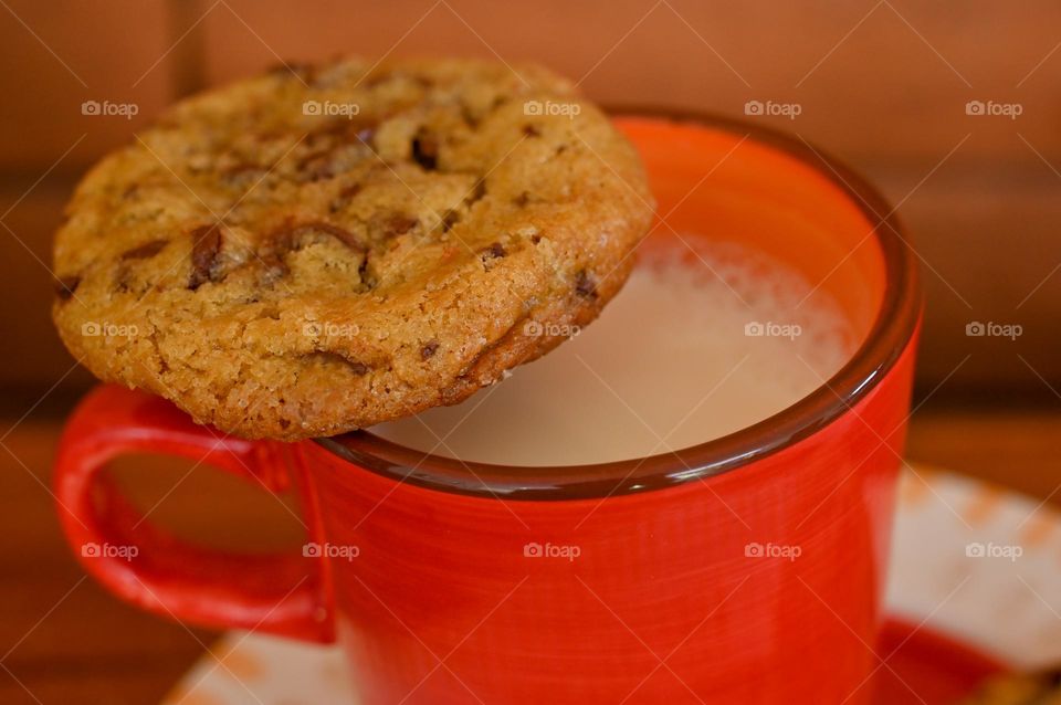 Cookie and milk