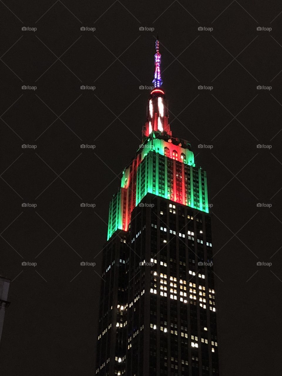 Empire State Building at Christmas 