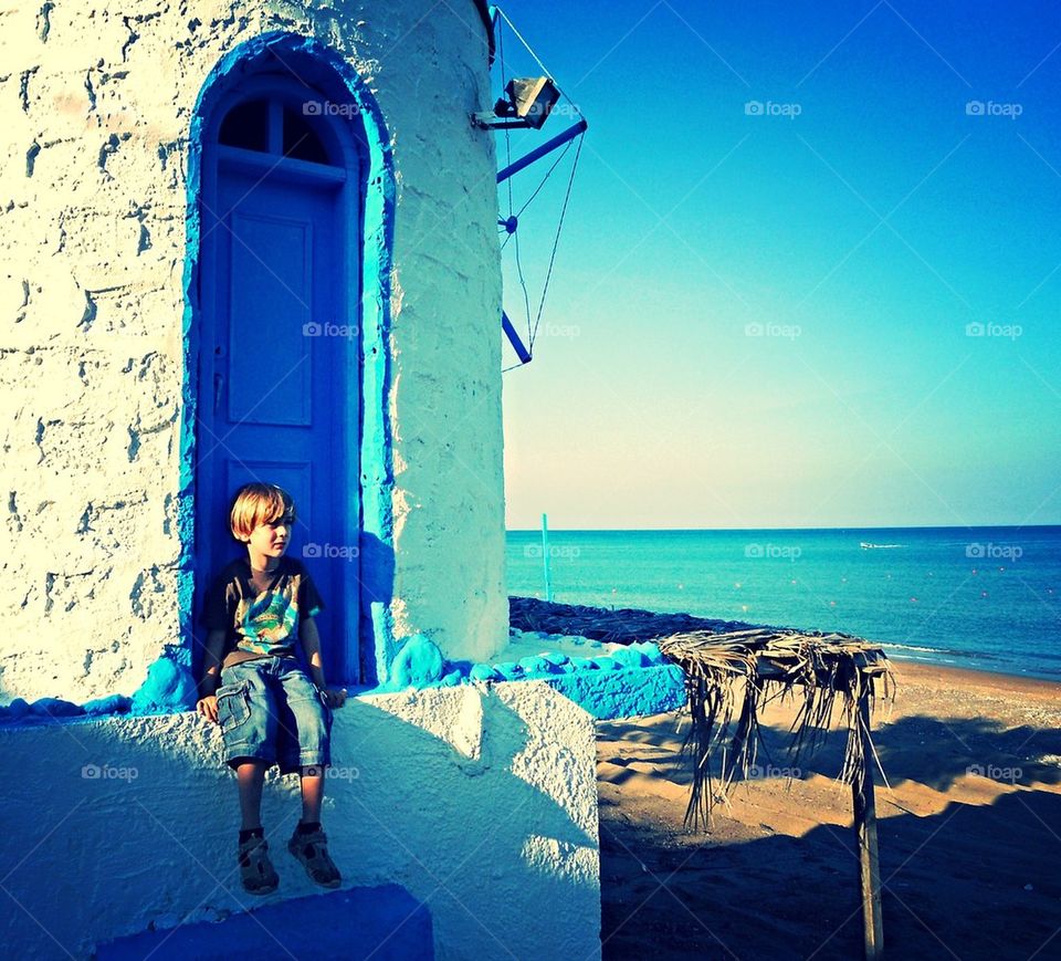 The boy and the sea