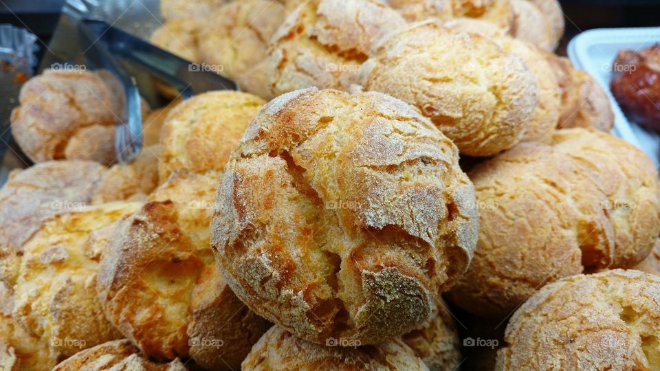 Bakery food in market for sale