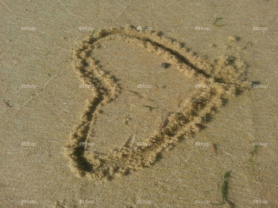 love in beach