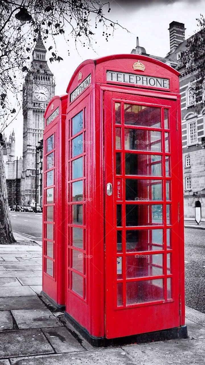 London phone box