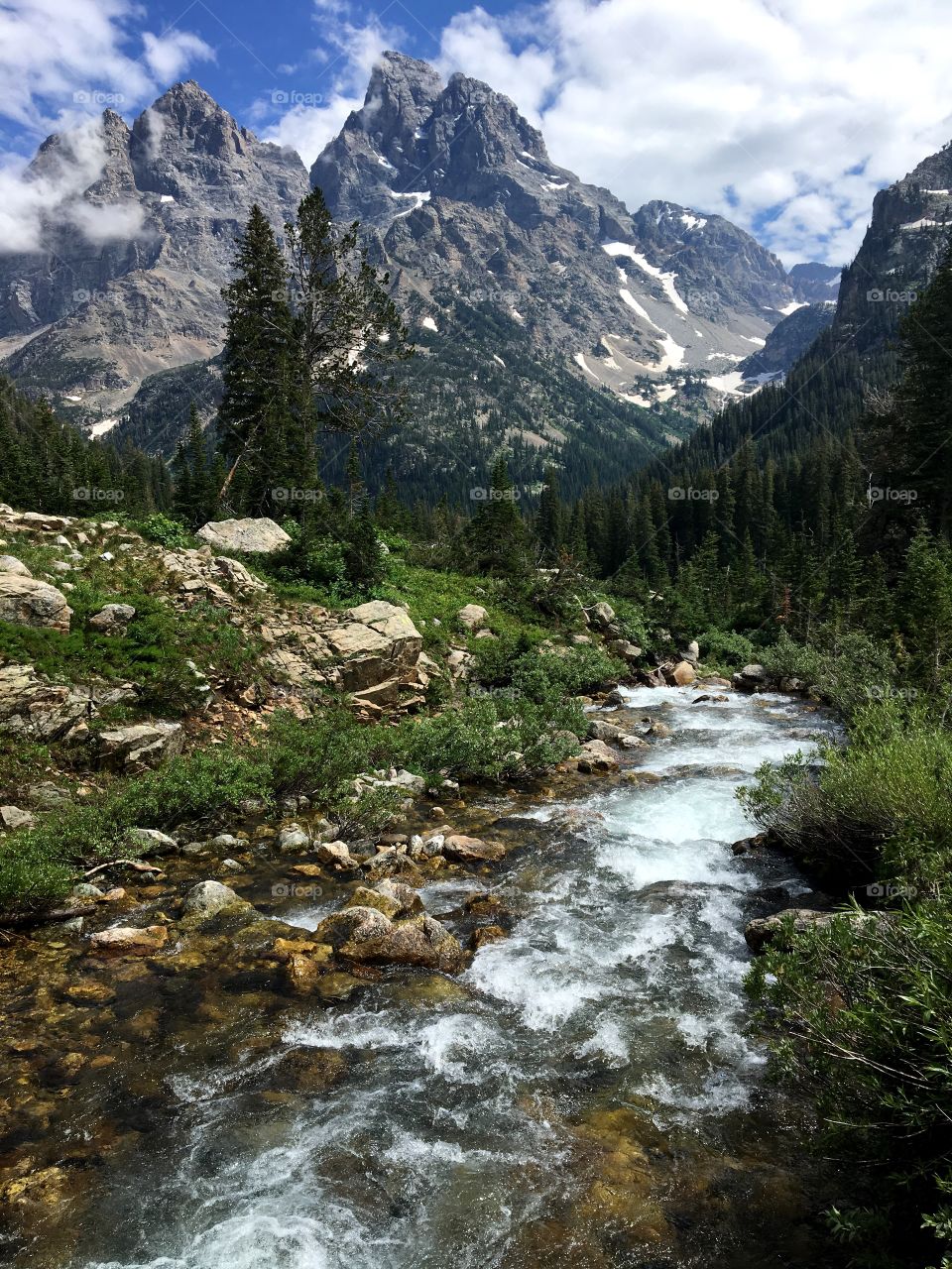 In the backcountry of Grand Teton National Park