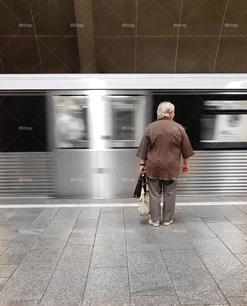 Subway ghost