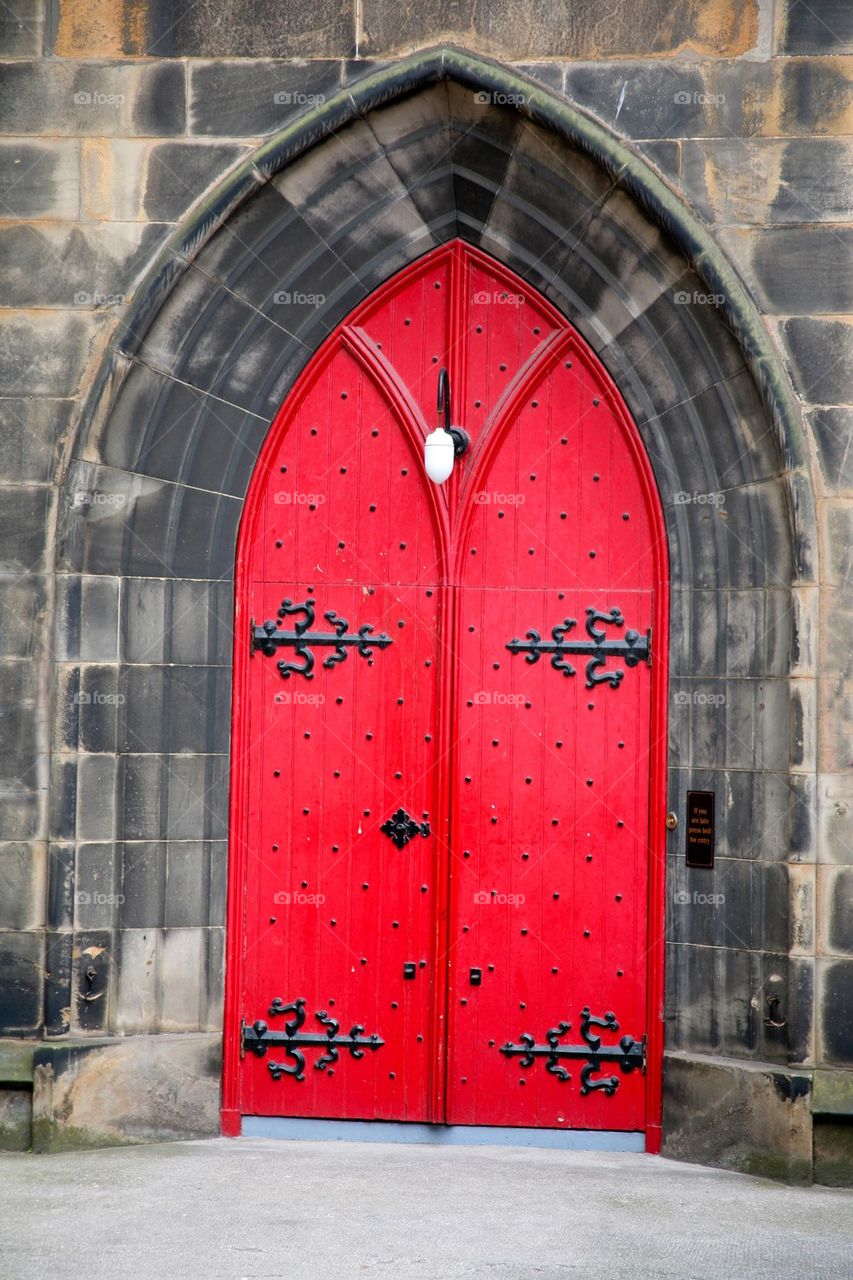 Red door