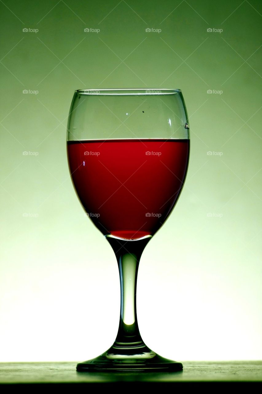 red wine in a goblet
