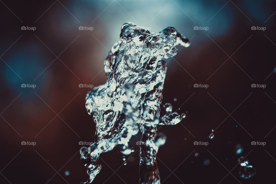 water experience,  splash macro shooting