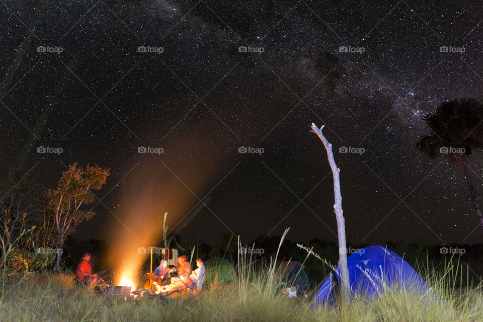 Starry night in Jalapao State Park.