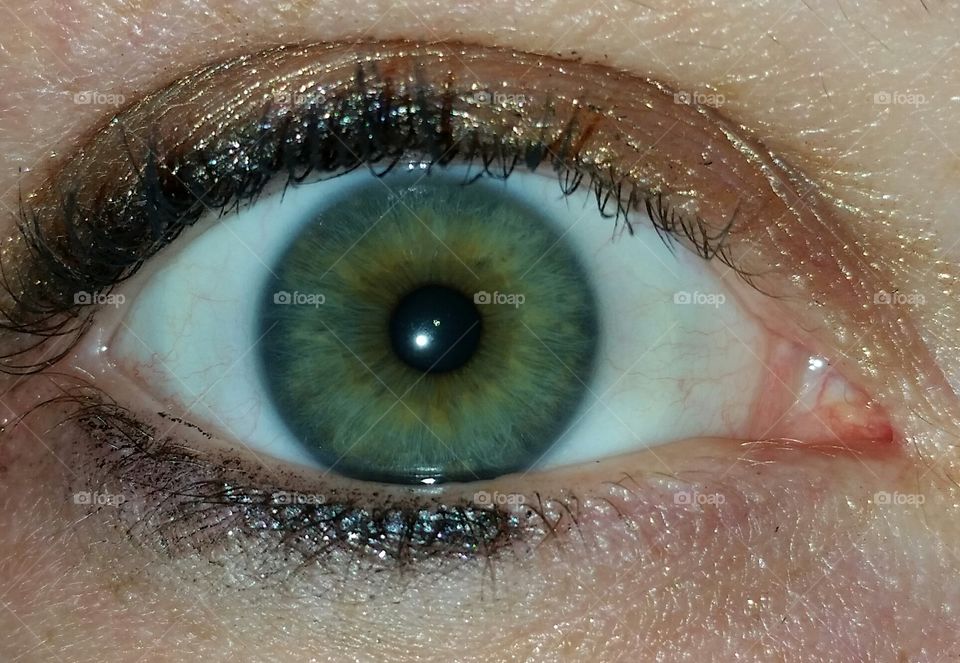 eyeball. A friend told me he loves my eyes.... I sent him a pic so he could look into my eye whenever he pleased.