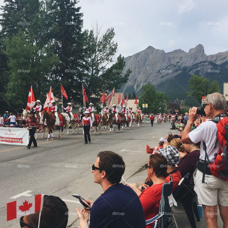 Canada day in Canmore 