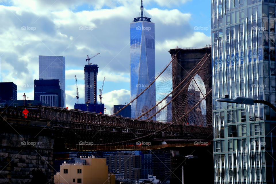 Traveling through Brooklyn on the BQE
