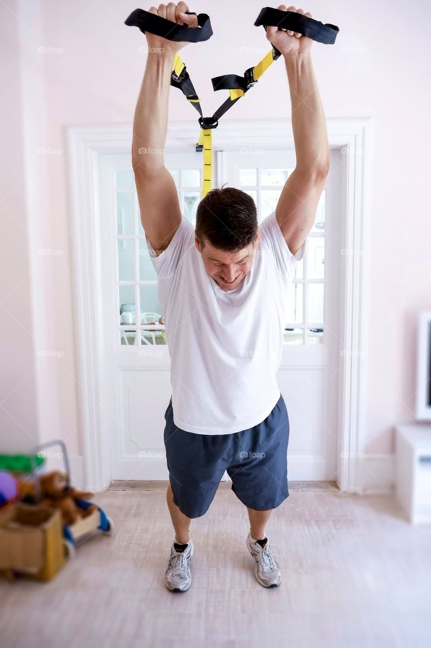 Workout with trx at home
