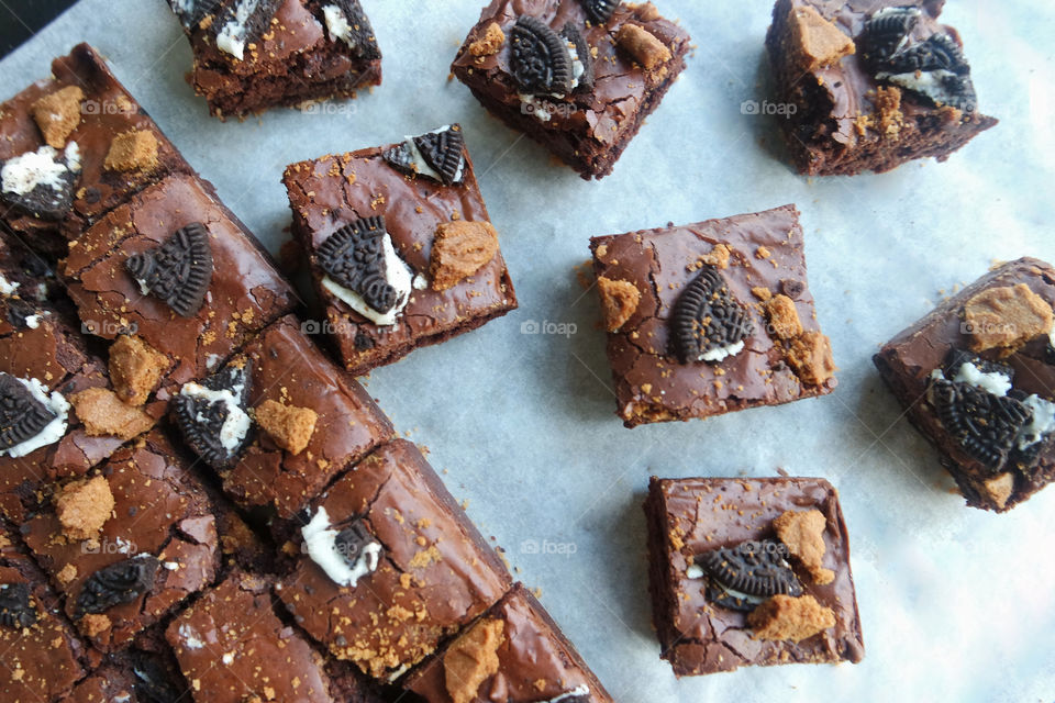 Oreo brownies 