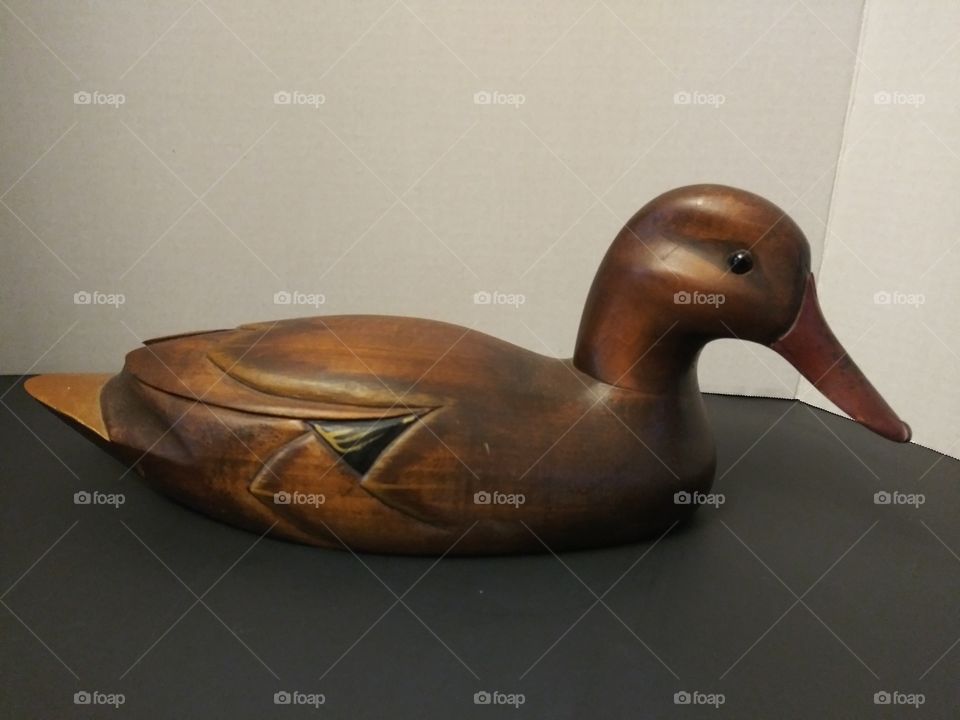 Wooden duck