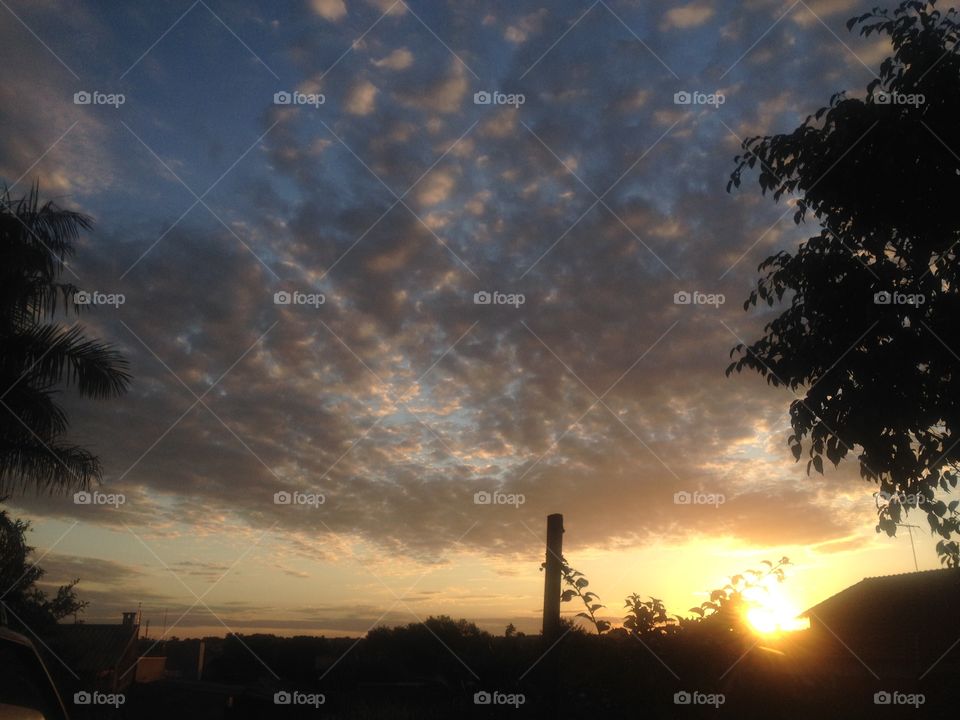 Sunset in Campo Grande 