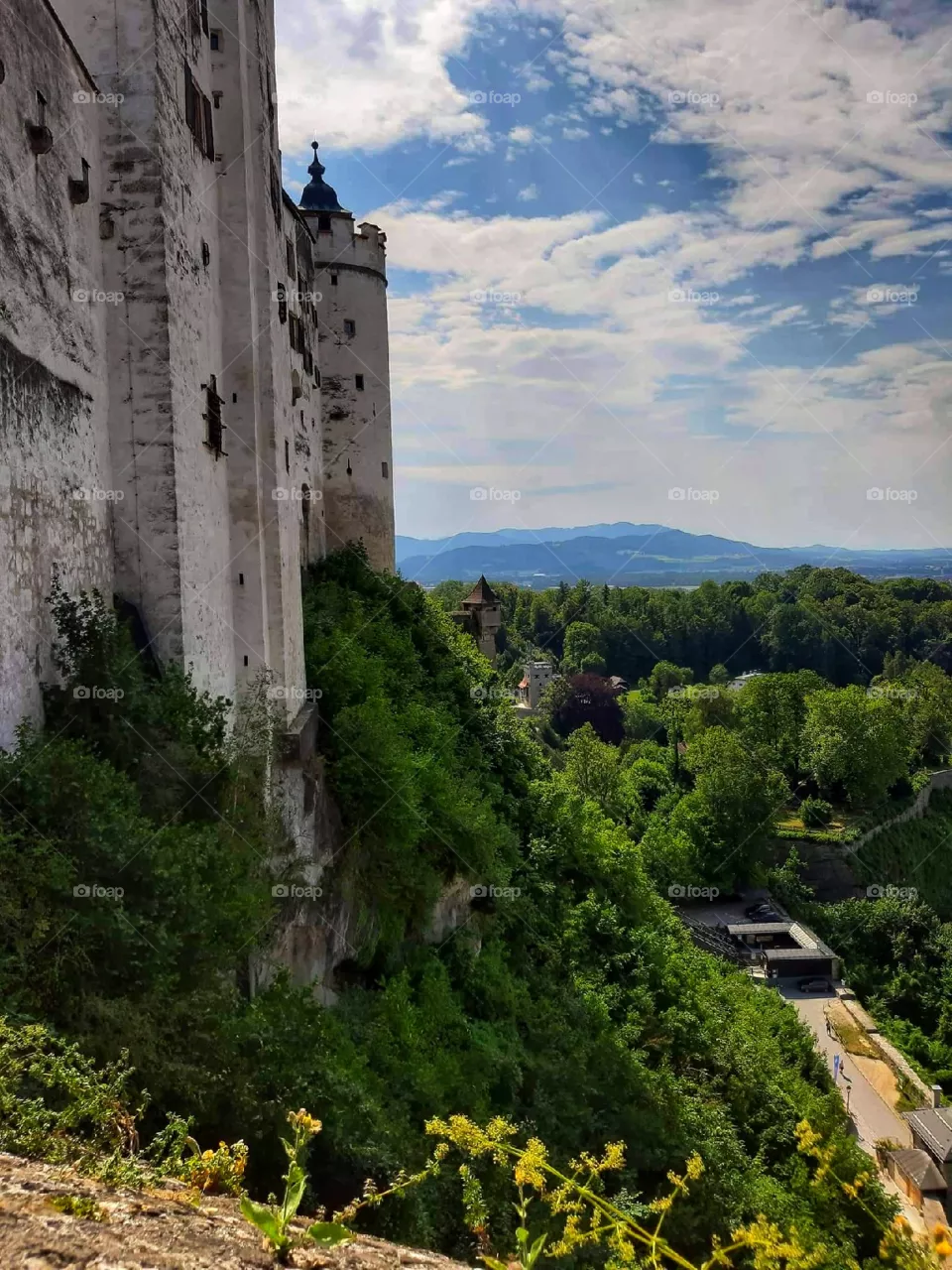 Medieval castle -outside view