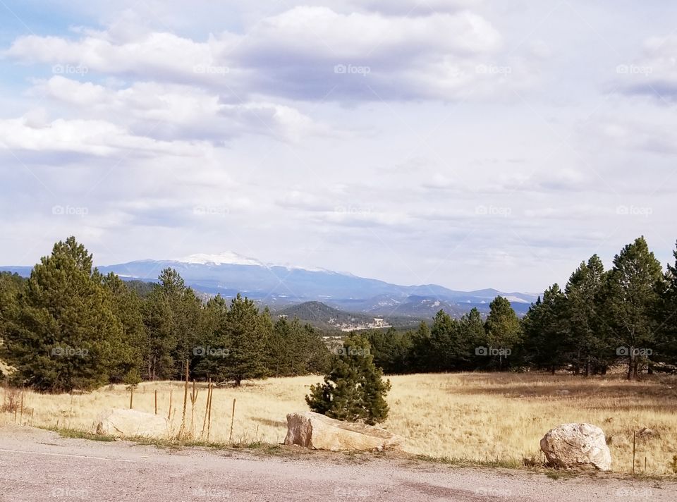 Back Side of Pikes Peak