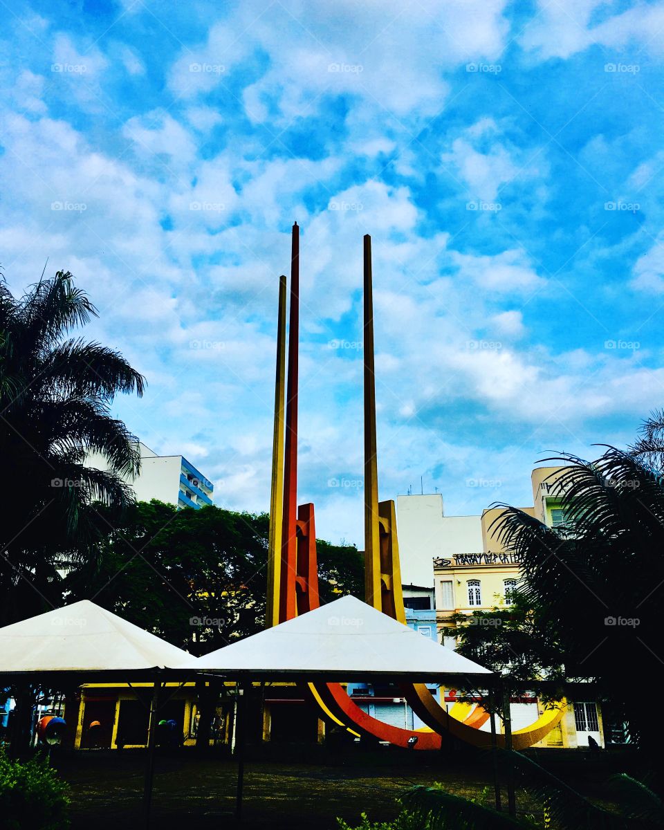 Nosso Centro da Cidade - hoje bem mais colorido. 
Jundiaí, como é bom morar aqui!