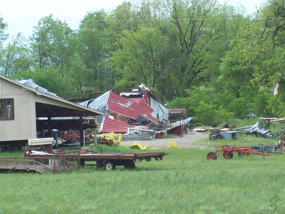 tornado damage