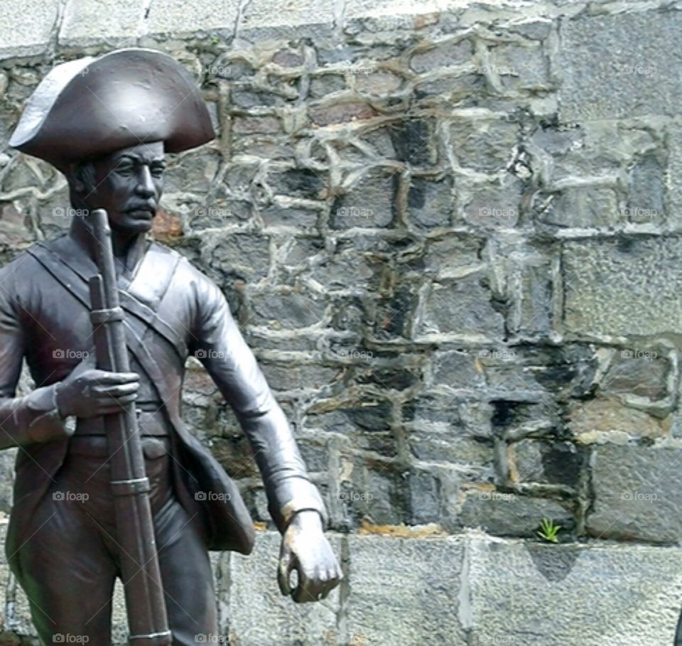 A Soldier With a Gun.
_Galle, Sri lanka_