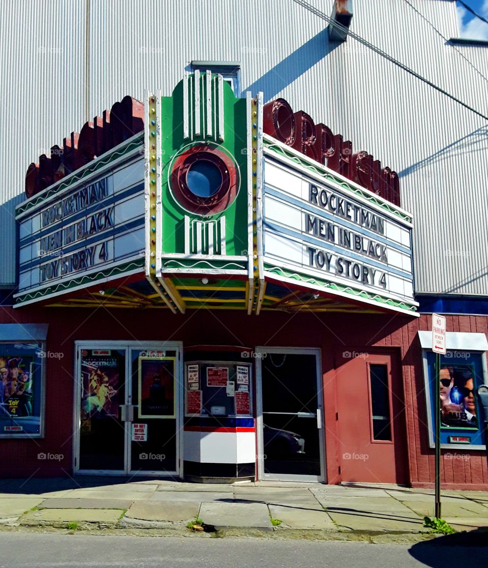 Old movie theater still in operation