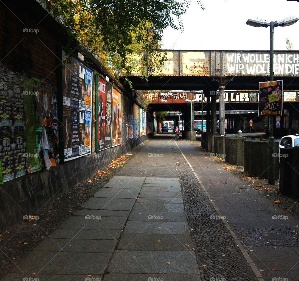 Graffiti and posters 