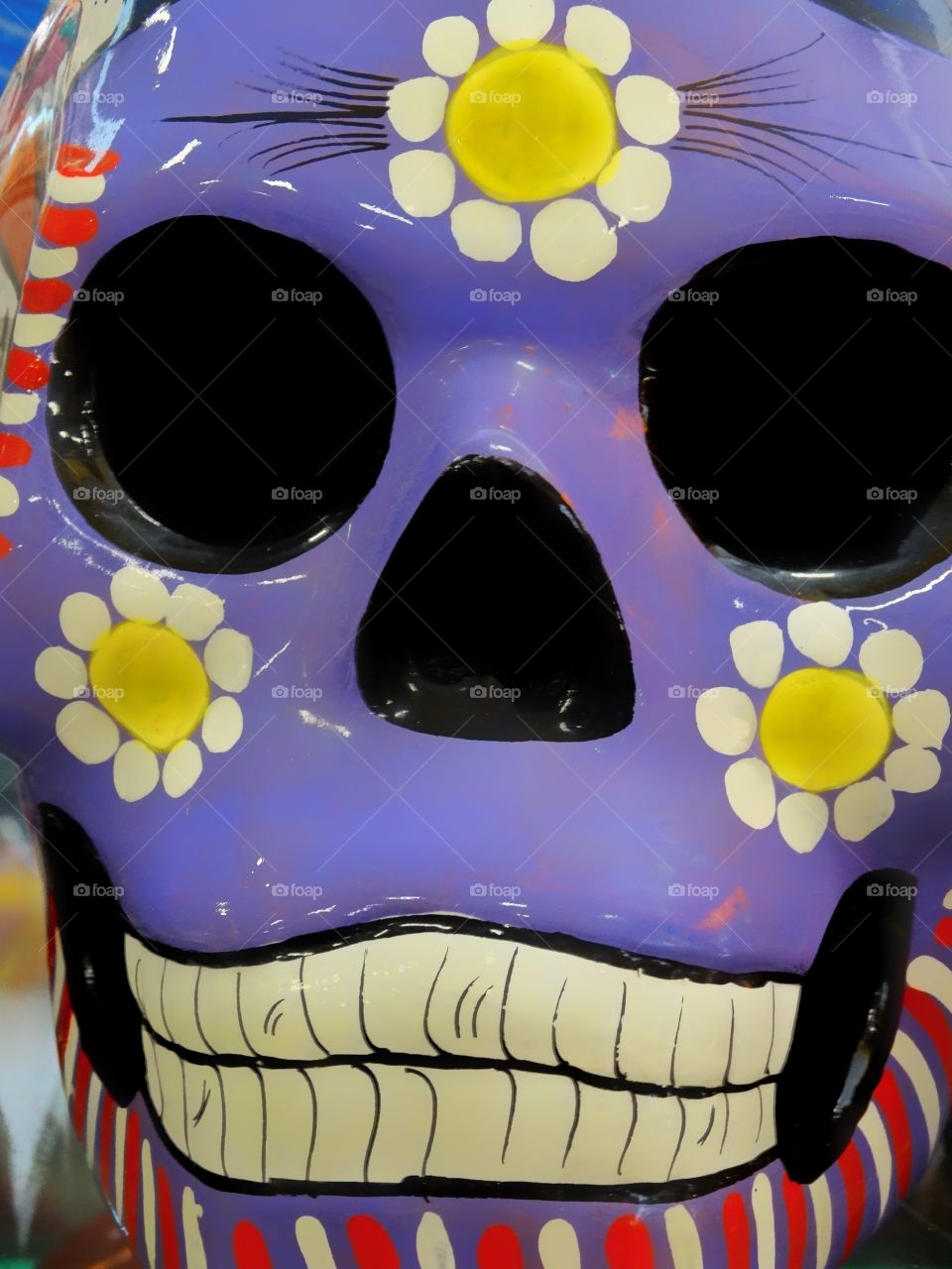 Mexican Day Of The Dead Skull