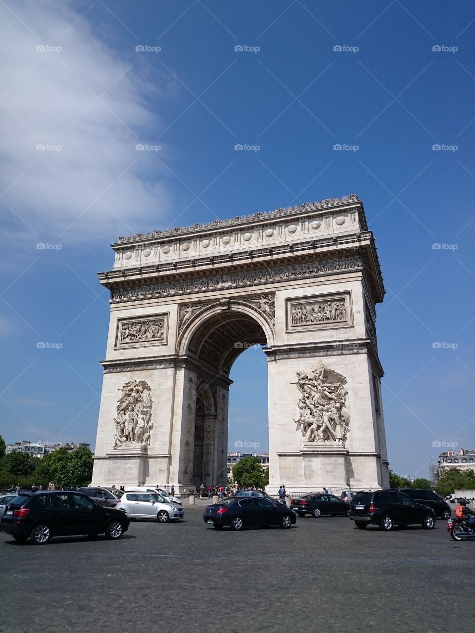 Paris gate, Triumphal arch