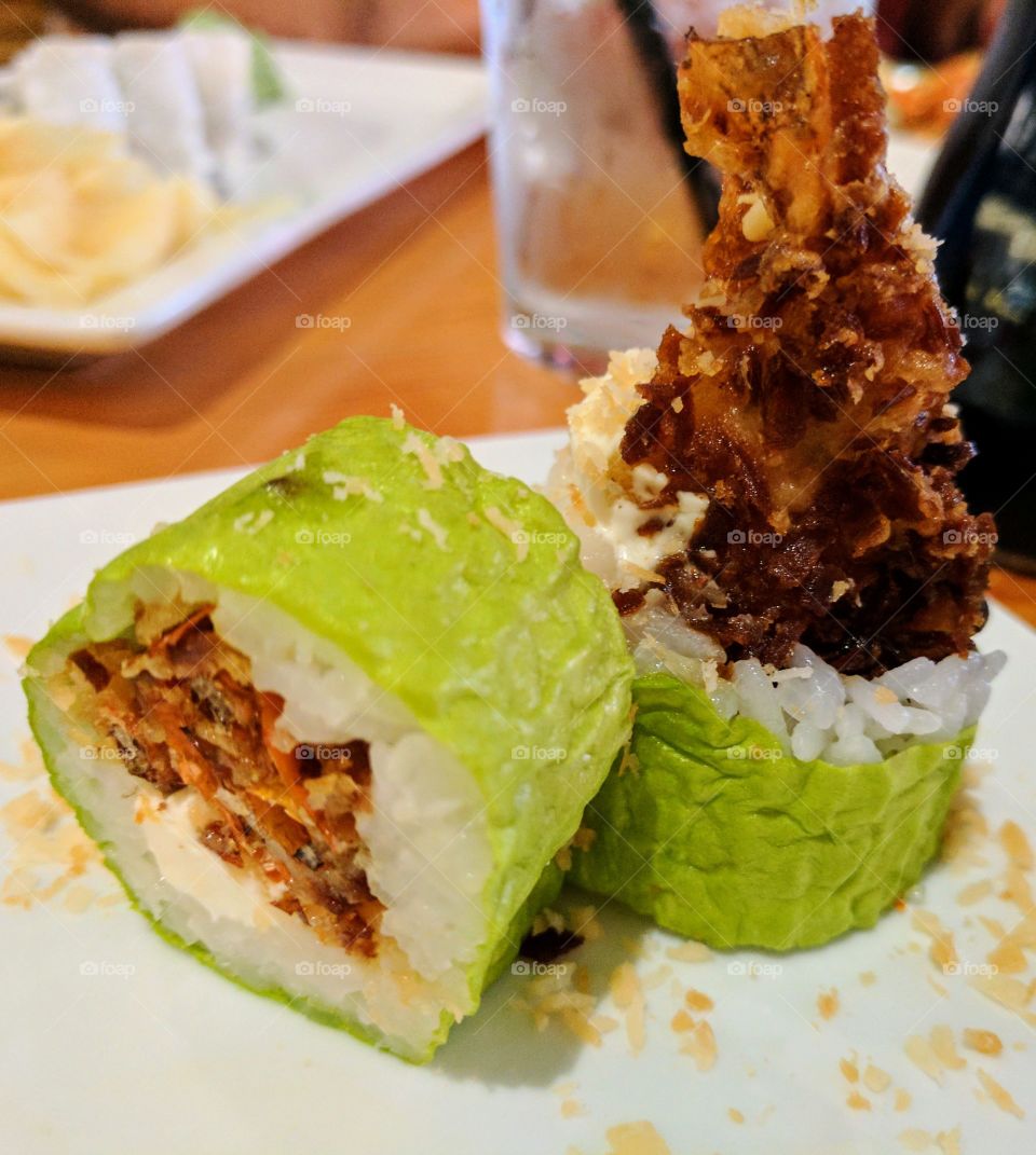 coconut crab roll