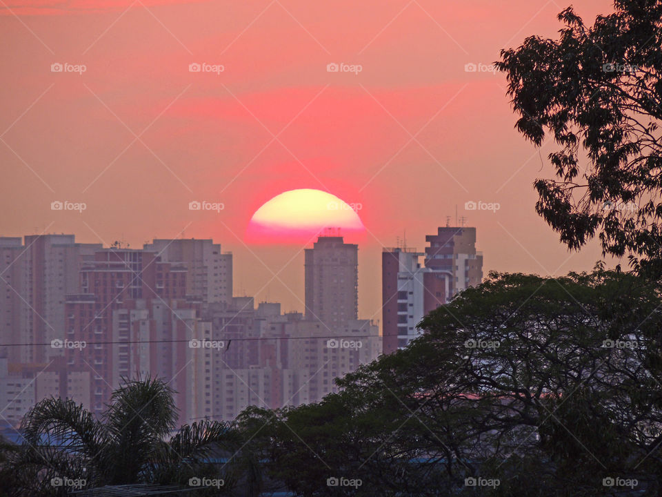 City, Architecture, Travel, Sunset, No Person