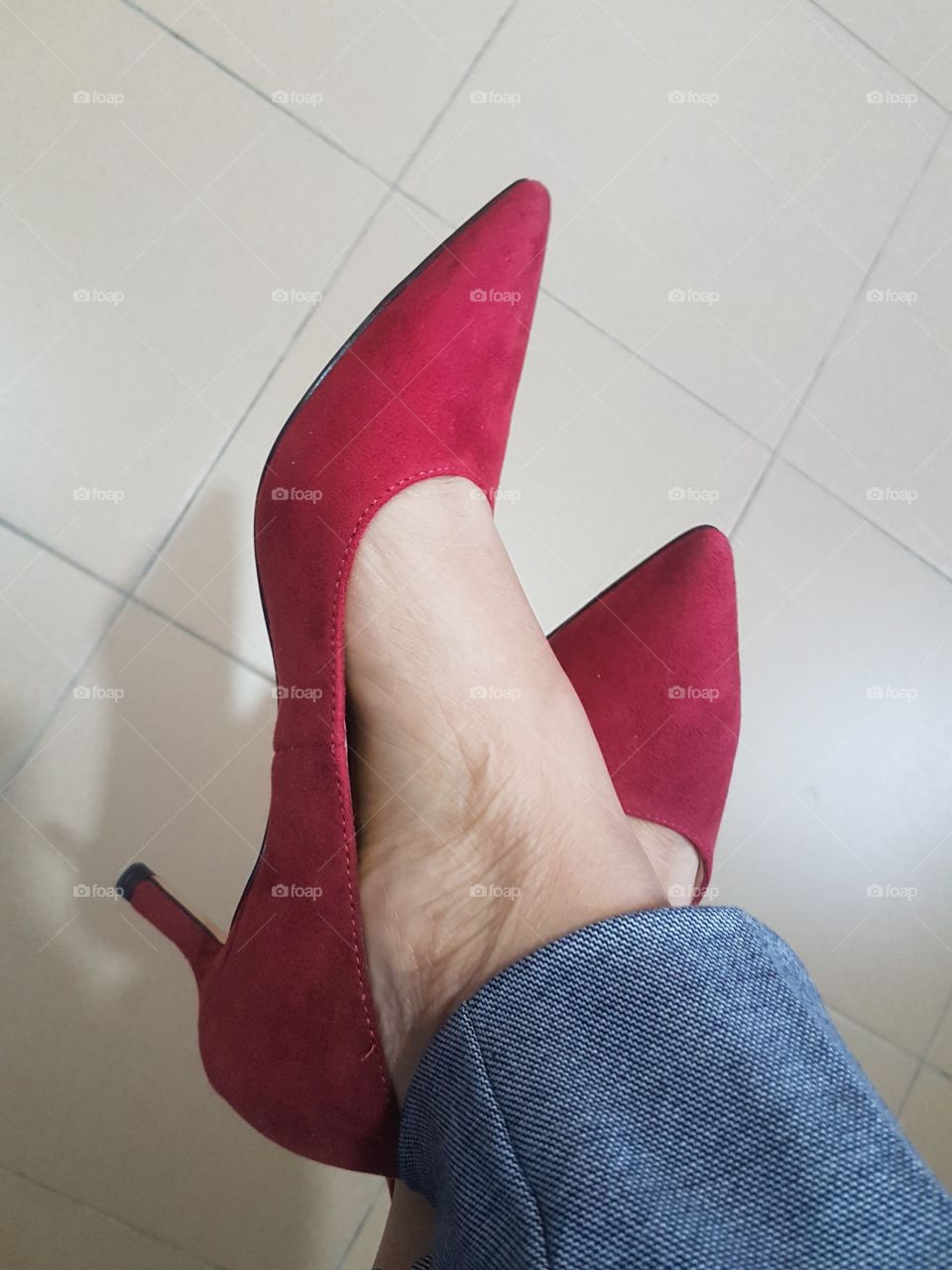 Fierce red heels