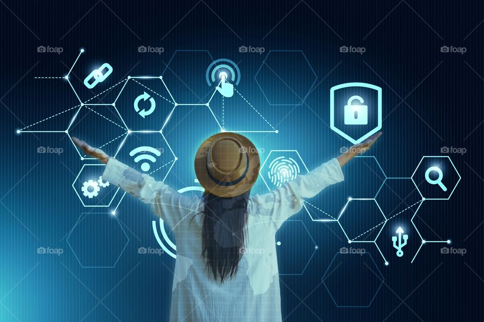 #security #email #business #girl #touch #technical #screen #banner #web #abstract #background #ps #adobe #photoshop #edits #designgraphic #effect