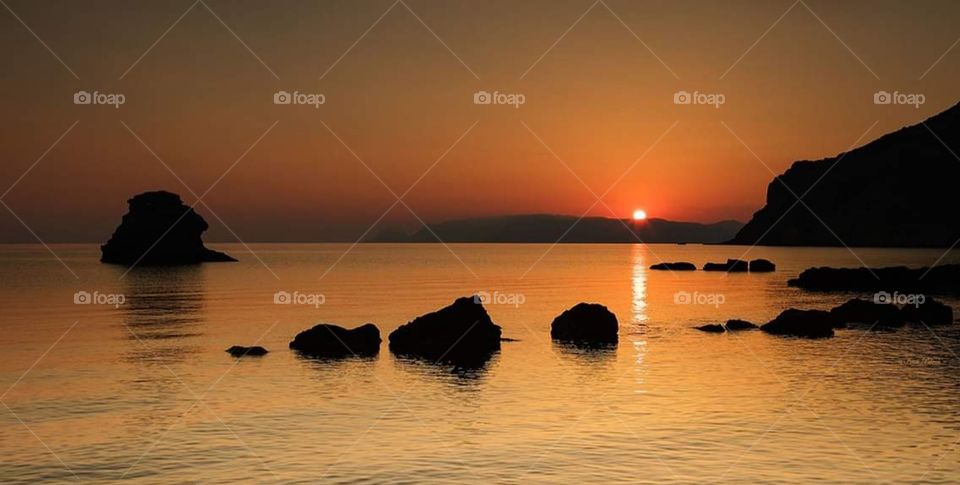 Sunset stones